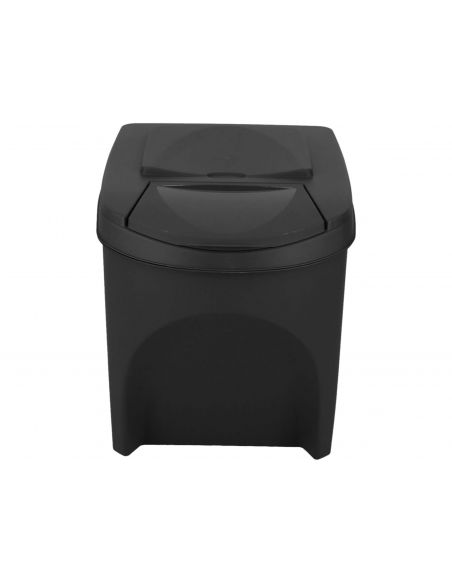 Kosze do segregacji śmieci Sortibox 3x25 l antracytowe - zestaw - IKWB25S3-S433 - Prosperplast - 6