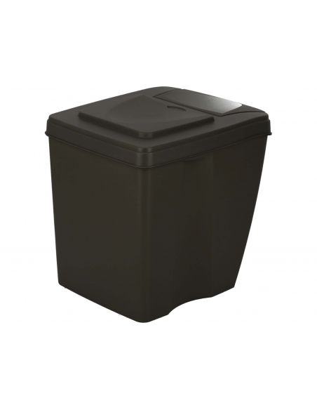 Kosze do segregacji śmieci Sortibox 3x25 l antracytowe - zestaw - IKWB25S3-S433 - Prosperplast - 9