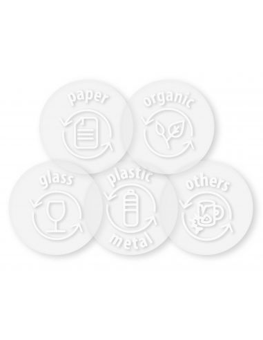 Kosze do segregacji śmieci Sortibox 3x25 l szare - zestaw - IKWB25S3-405U - Prosperplast - 5