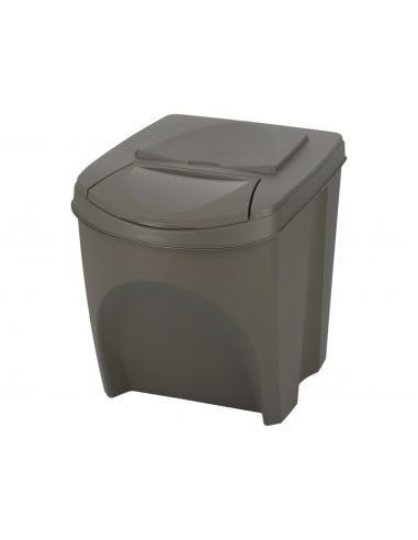 Kosze do segregacji śmieci Sortibox 3x25 l szare - zestaw - IKWB25S3-405U - Prosperplast - 6