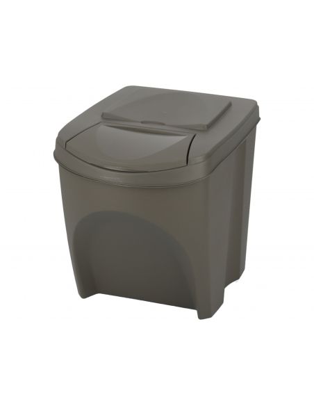 Kosze do segregacji śmieci Sortibox 3x25 l szare - zestaw - IKWB25S3-405U - Prosperplast - 6