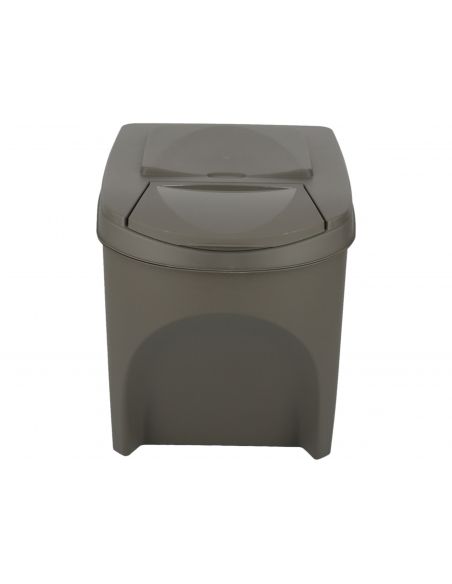 Kosze do segregacji śmieci Sortibox 3x25 l szare - zestaw - IKWB25S3-405U - Prosperplast - 7