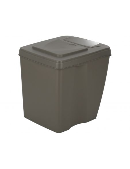 Kosze do segregacji śmieci Sortibox 3x25 l szare - zestaw - IKWB25S3-405U - Prosperplast - 9