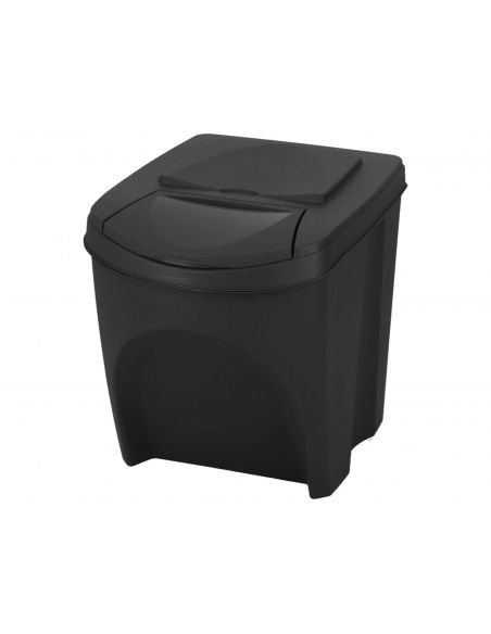 Kosze do segregacji śmieci Sortibox 2x25 l + 2x35 l antracytowe - zestaw - IKWBMS4-S433 - Prosperplast - 10