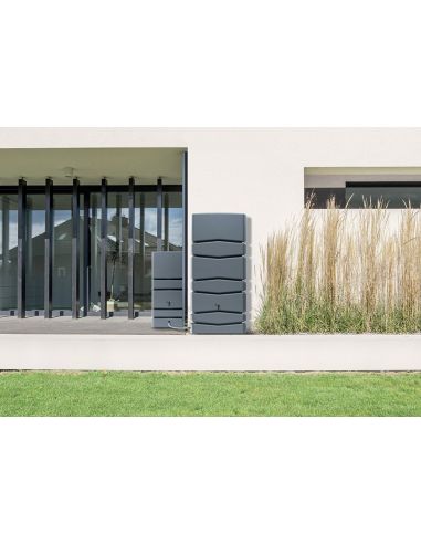Zbiornik na wodę deszczową Prosperplast Aqua Tower 450 l smooth gray - IDTC450-429U - Prosperplast - 4