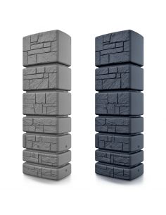 Zbiornik na wodę deszczową Prosperplast Tower Stone 350 l antracyt - IDTST350-S433 - Prosperplast - 1 2