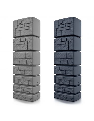 Zbiornik na wodę deszczową Prosperplast Tower Stone 350 l antracyt - IDTST350-S433 - Prosperplast - 2
