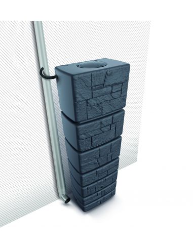 Zbiornik na wodę deszczową Prosperplast Tower Stone 350 l antracyt - IDTST350-S433 - Prosperplast - 3