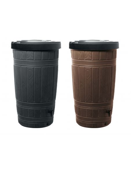 Zbiornik na wodę deszczową Prosperplast Woodcan 265 l czarny - IDWO265-S411 - Prosperplast - 2
