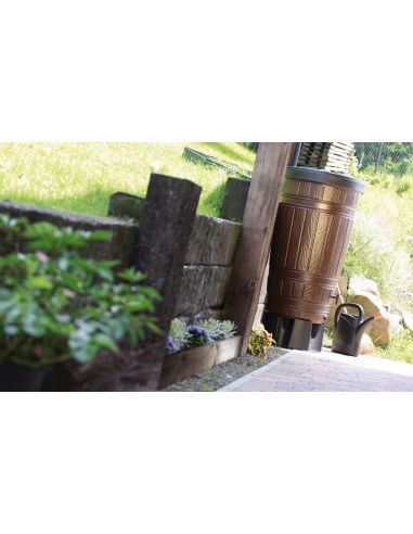 Zbiornik na wodę deszczową Prosperplast Woodcan 265 l czarny - IDWO265-S411 - Prosperplast - 4