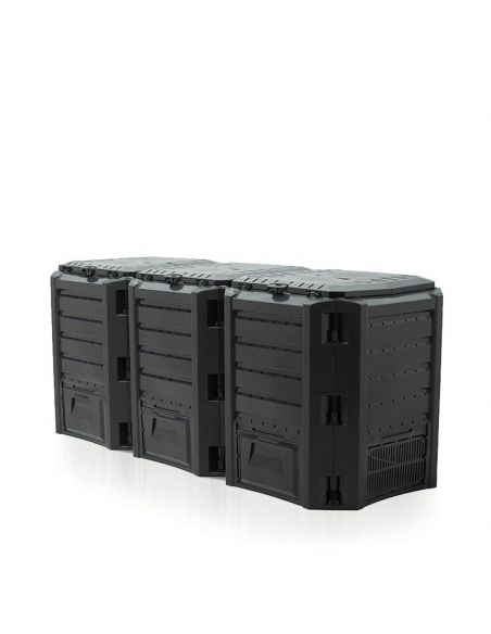 Kompostownik Prosperplast MODULE COMPOGREEN 1200 l czarny - IKLM1200C-S411 - Prosperplast - 1