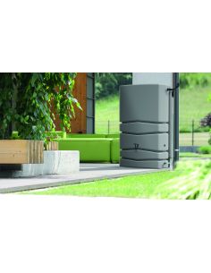 Zbiornik na wodę deszczową Prosperplast Aqua Tower 350 l smooth gray - IDTC350-429U - Prosperplast - 1 2