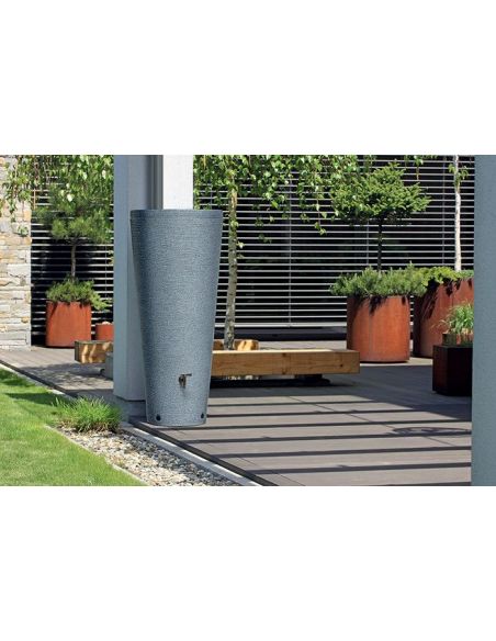 Zbiornik na wodę deszczową Prosperplast Tubo 320 l grys granitowy - RWT320-431UG - Prosperplast - 2