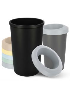 Kosz na śmieci Keden Compacta R 25 l smooth gray - NRBO25-429U - Keden - 1 2