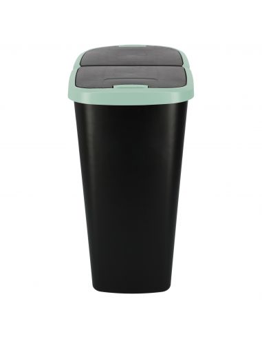Kosz na śmieci Keden Compacta Q DUO 45 l czarny / jasny zielony - NDAB45-5575C/S411 - Keden - 4