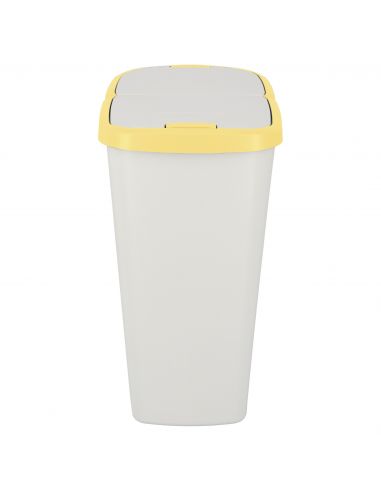 Kosz na śmieci Keden Compacta Q DUO 45 l popielaty / jasny żółty - NDAB45-1215C/427C - Keden - 4