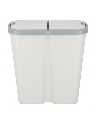 Kosz na śmieci Keden Compacta Q DUO 45 l popielaty / smooth gray - NDAB45-429U/427C - Keden - 3