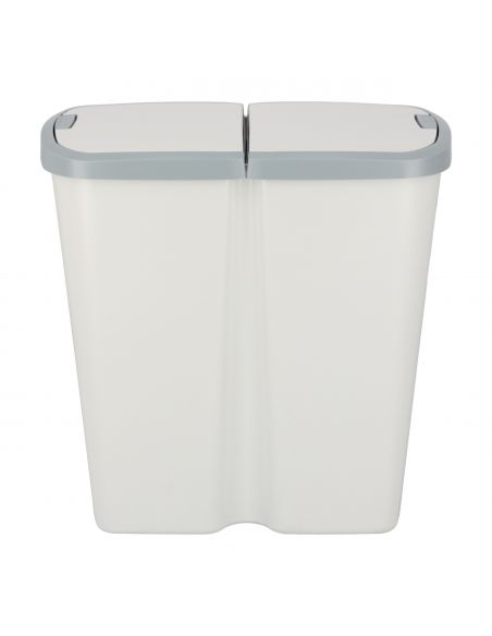 Kosz na śmieci Keden Compacta Q DUO 45 l popielaty / smooth gray - NDAB45-429U/427C - Keden - 3