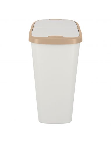Kosz na śmieci Keden Compacta Q DUO 45 l popielaty / jasny brąz - NDAB45-WG5C/427C - Keden - 4