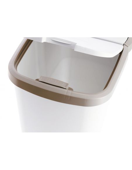 Kosz na śmieci Keden Compacta Q DUO 45 l popielaty / jasny brąz - NDAB45-WG5C/427C - Keden - 7