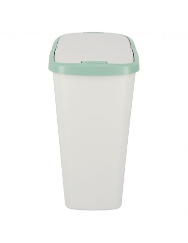 Kosz na śmieci Keden Compacta Q DUO 45 l popielaty / jasny zielony - NDAB45-5575C/427C - Keden - 4