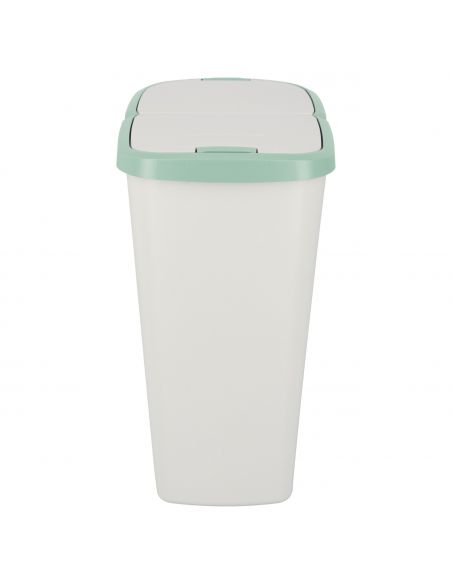 Kosz na śmieci Keden Compacta Q DUO 45 l popielaty / jasny zielony - NDAB45-5575C/427C - Keden - 4