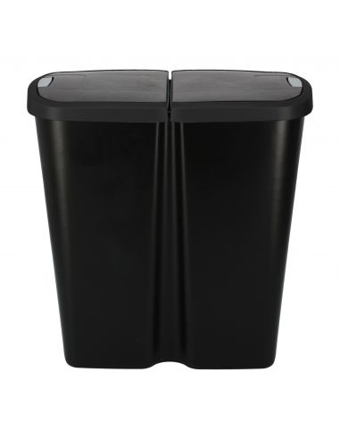 Kosz na śmieci Keden Compacta Q DUO 45 l czarny - NDAB45-S411 - Keden - 3