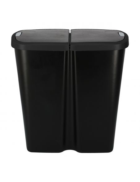 Kosz na śmieci Keden Compacta Q DUO 45 l czarny - NDAB45-S411 - Keden - 3