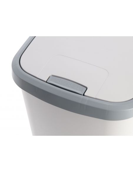 Kosz na śmieci Keden Compacta Q DUO 45 l czarny / smooth gray - NDAB45-429U/S411 - Keden - 6