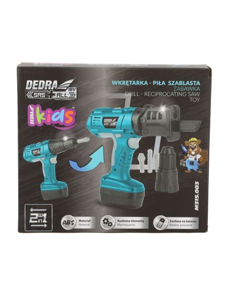 Zabawka wkrętarka-piła szablasta Dedra - M315.003 - Dedra - 13