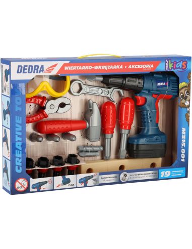 Zabawka wiertarko-wkrętarka z narzędziami Dedra - M315.001 - Dedra - 1