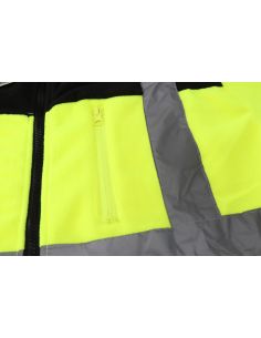 Bluza polarowa robocza odblaskowa żółta Dedra - BH80P3 - Dedra - 1 2
