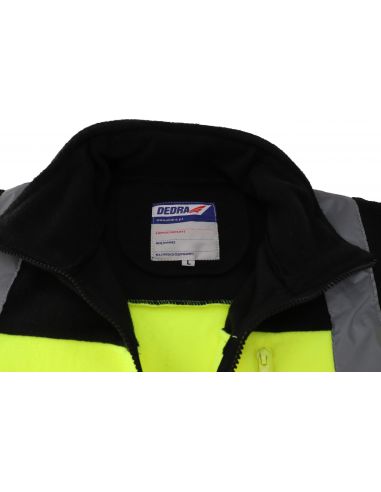 Bluza polarowa robocza odblaskowa żółta Dedra - BH80P3 - Dedra - 5