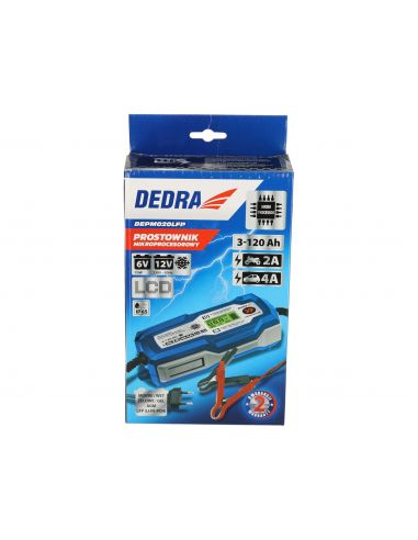 Prostownik mikroprocesorowy LCD Dedra 6/12 V 4 A - DEPM020LFP - Dedra - 4