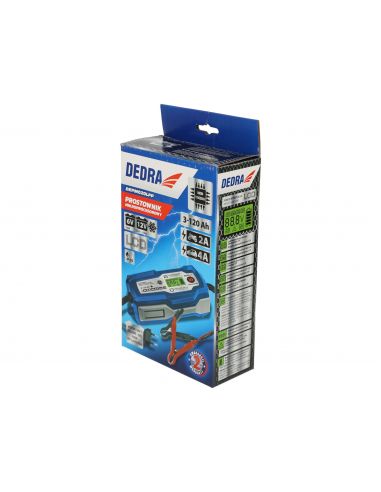 Prostownik mikroprocesorowy LCD Dedra 6/12 V 4 A - DEPM020LFP - Dedra - 7