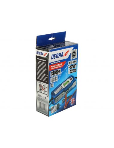 Prostownik mikroprocesorowy LCD Dedra 6/12 V 4 A - DEPM020LFP - Dedra - 9