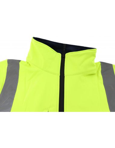 Softshell kurtka robocza odblaskowa żółta Dedra - BH80KS3 - Dedra - 3