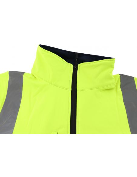 Softshell kurtka robocza odblaskowa żółta Dedra - BH80KS3 - Dedra - 3