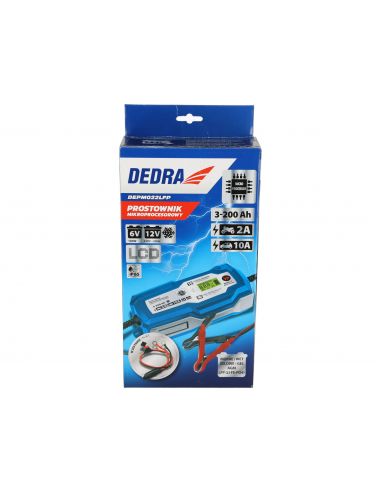 Prostownik mikroprocesorowy LCD Dedra 6/12 V 10 A - DEPM022LFP - Dedra - 4