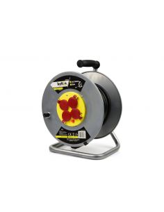 Metalowy elektryczny przedłużacz bębnowy 3x2,5 mm / 25 m Keltin - K00232 - Keltin - 1