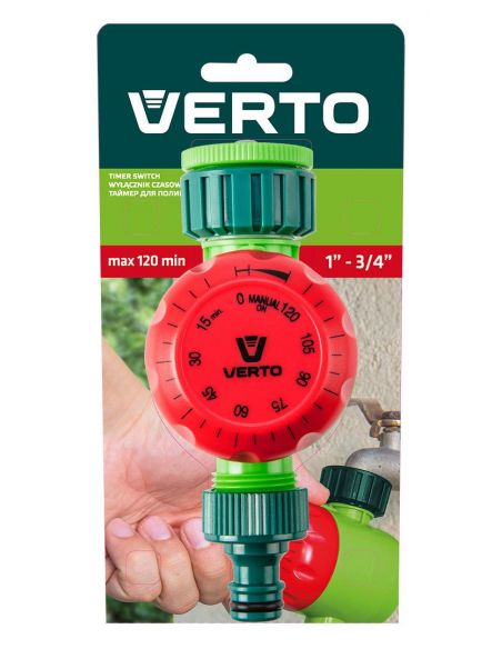 Ogrodowy wyłącznik czasowy na kran Verto - 15G750 - Verto - 8