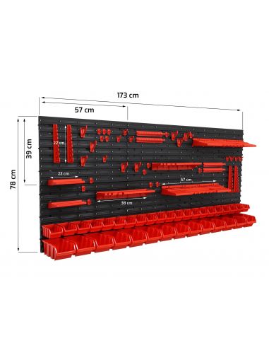 Tablica narzędziowa Toolbox System Wall Mix 180x80 v.2 - TS.W.180.080.M_2_px - Toolbox System - 10