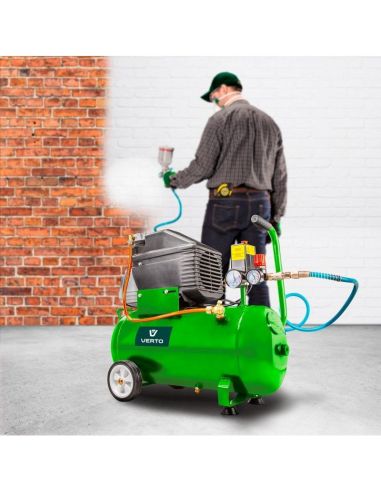 Kompresor olejowy 24 litry Verto - 73K002 - Verto - 3