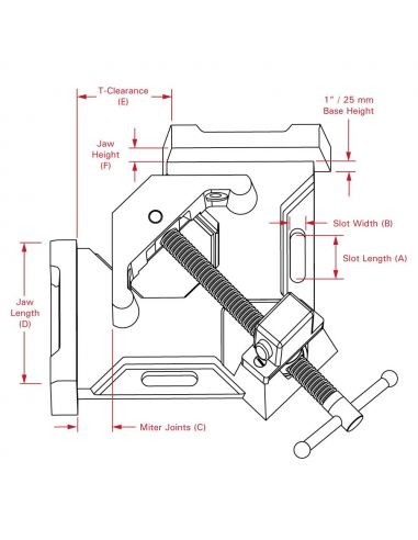 Ścisk spawalniczy kątowy 3-osiowy StrongHand - WAC35-SW - Strong Hand Tools - 3