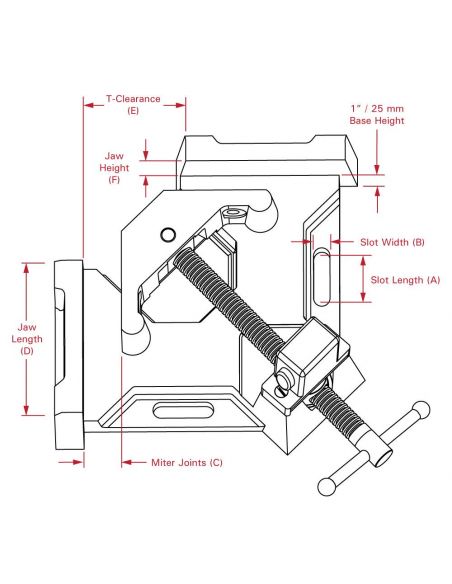 Ścisk spawalniczy kątowy 3-osiowy StrongHand - WAC35-SW - Strong Hand Tools - 3