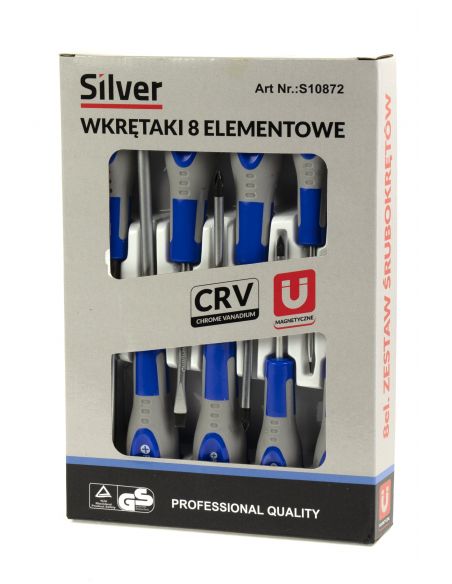 Zestaw wkrętaków Silver 8 el. S10872 - S10872 - Silver - 1