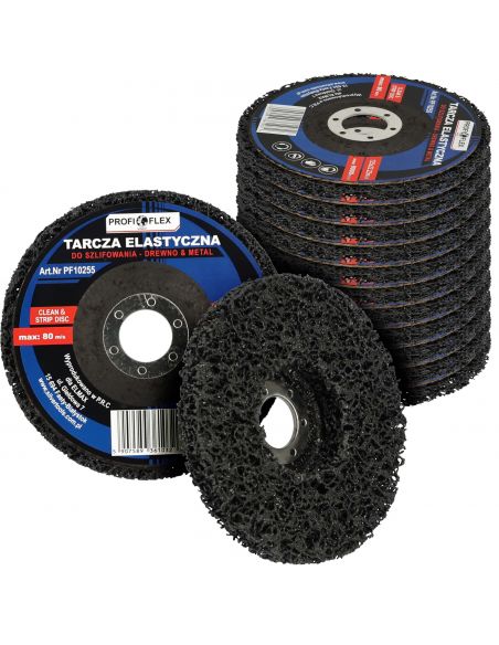 Zestaw 10x tarcza do szlifowania włóknina Profi-Flex 125 x 22 - PF10255_px10 - Profi-Flex - 1