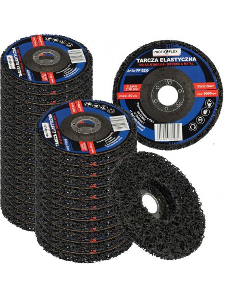 Zestaw 25x tarcza do szlifowania włóknina Profi-Flex 125 x 22 - PF10255_px25 - Profi-Flex - 1