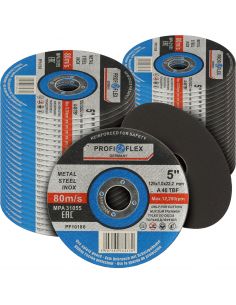 Zestaw 50x tarcza do cięcia Profi-Flex 125 x 1,0 x 22 - PF10185_px50 - Profi-Flex - 1