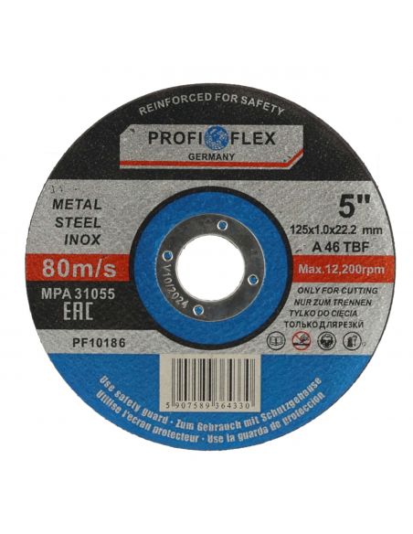 Zestaw 50x tarcza do cięcia Profi-Flex 125 x 1,0 x 22 - PF10185_px50 - Profi-Flex - 3